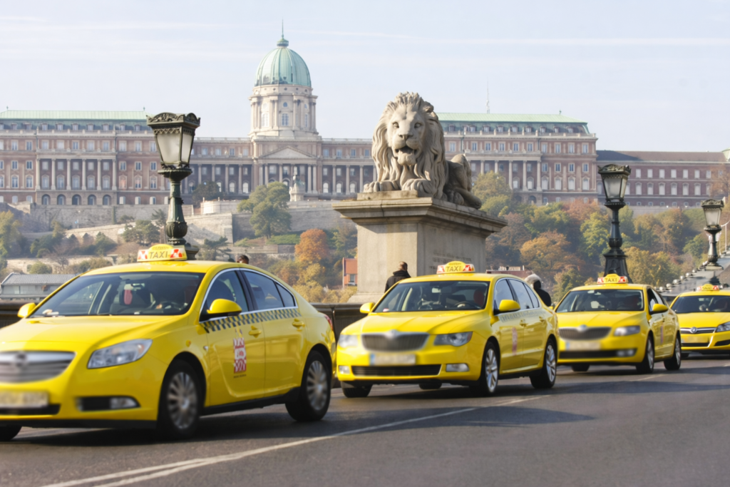 Official taxis in budapest