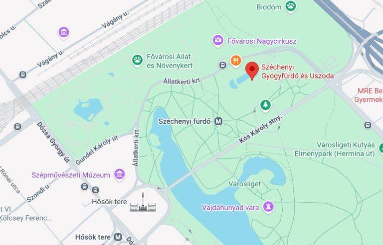 Szechenyi Bath location