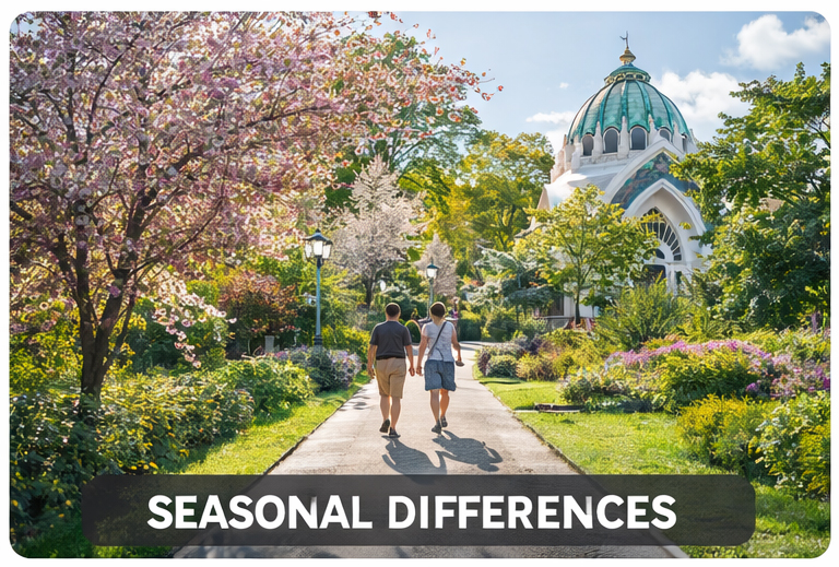 Budapest Zoo park during spring season