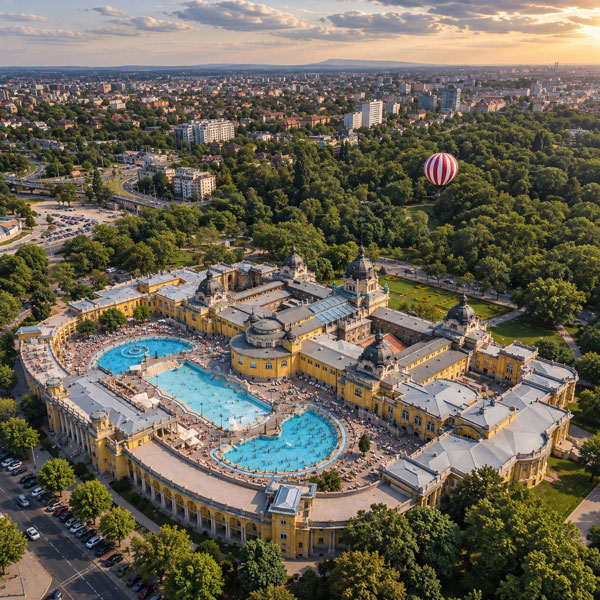 Szechenyi Bath in Varosliget
